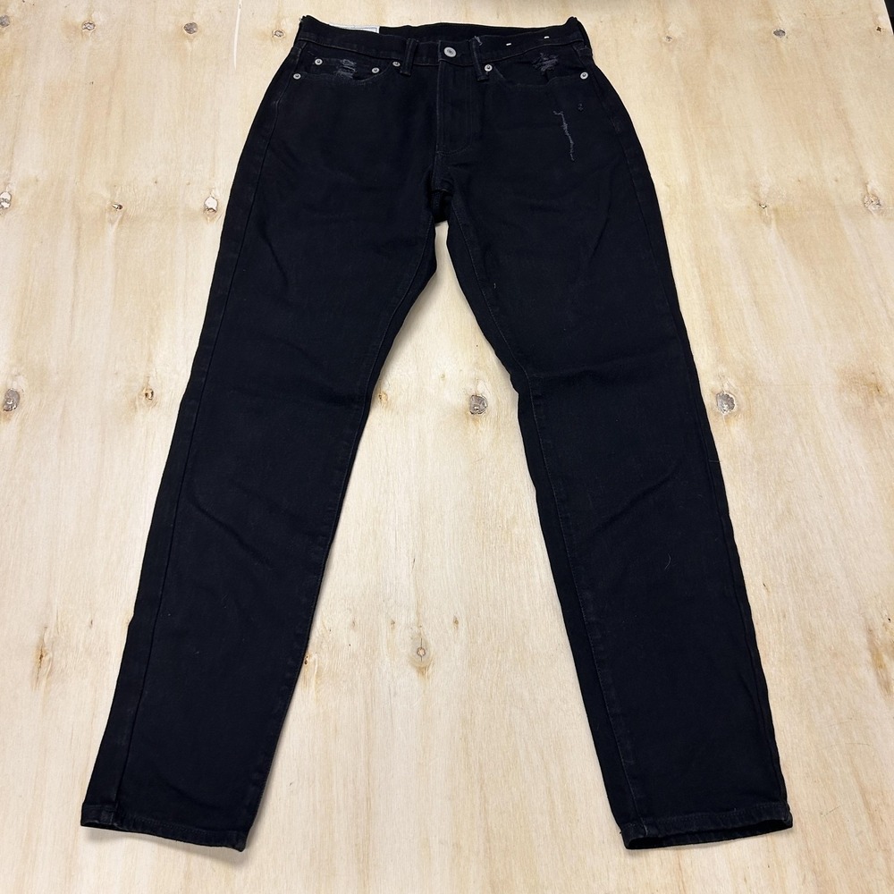 Abercrombie & Fitch Athletic Slim Jeans Mens 28x32 Dark Wash Black Denim Tapered